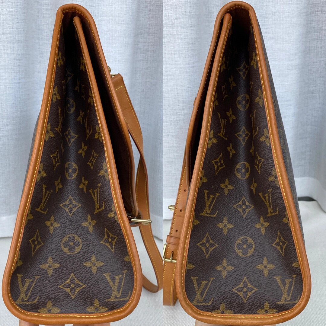 lv大号bel air邮差包 全原 全原 整体轻微使用痕迹 植鞣革配皮不干不