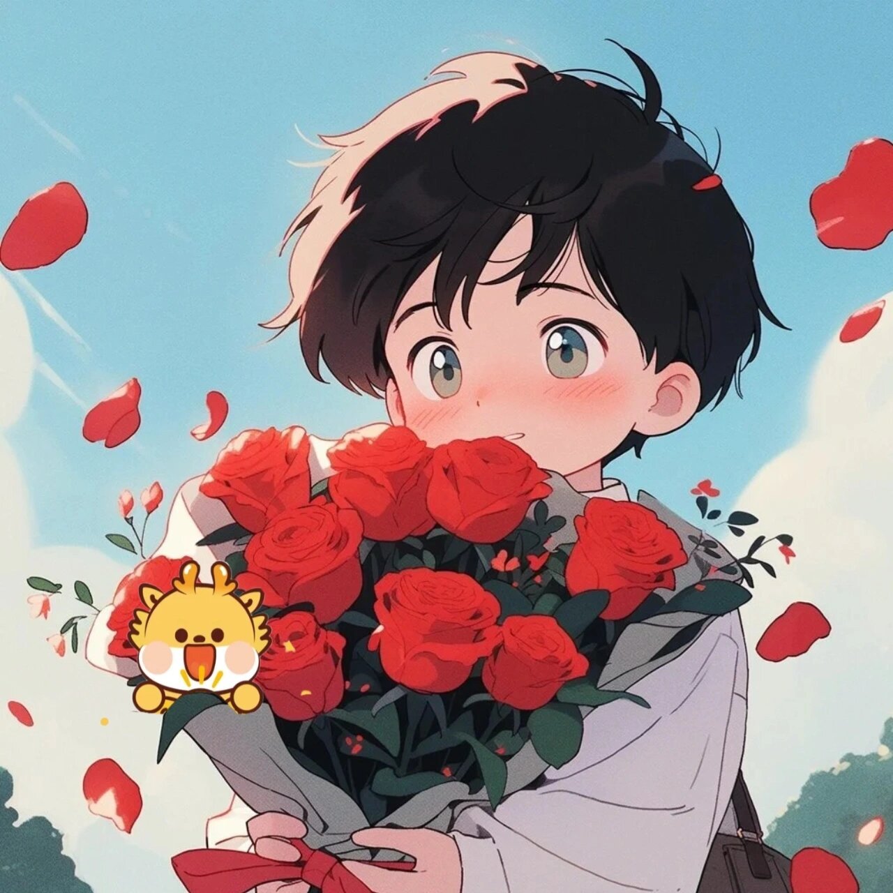 超甜情侣孕妈龙宝宝头像亲子图片准妈妈头像