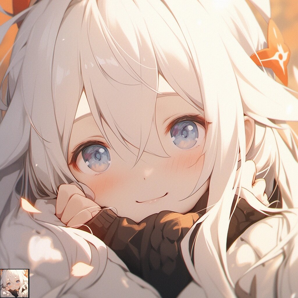 可爱加倍|乖巧小女生动漫头像