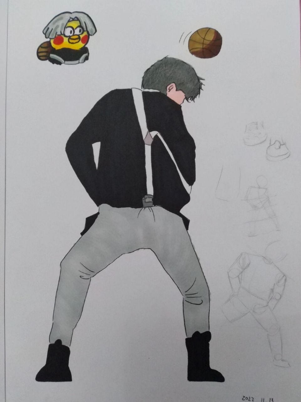 坤坤～ 作为一名合格的小黑子首先要学会画坤坤9491