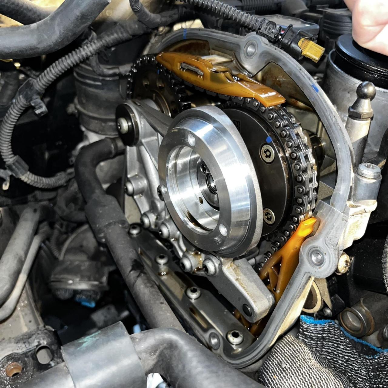 ea888发动机处理漏油.