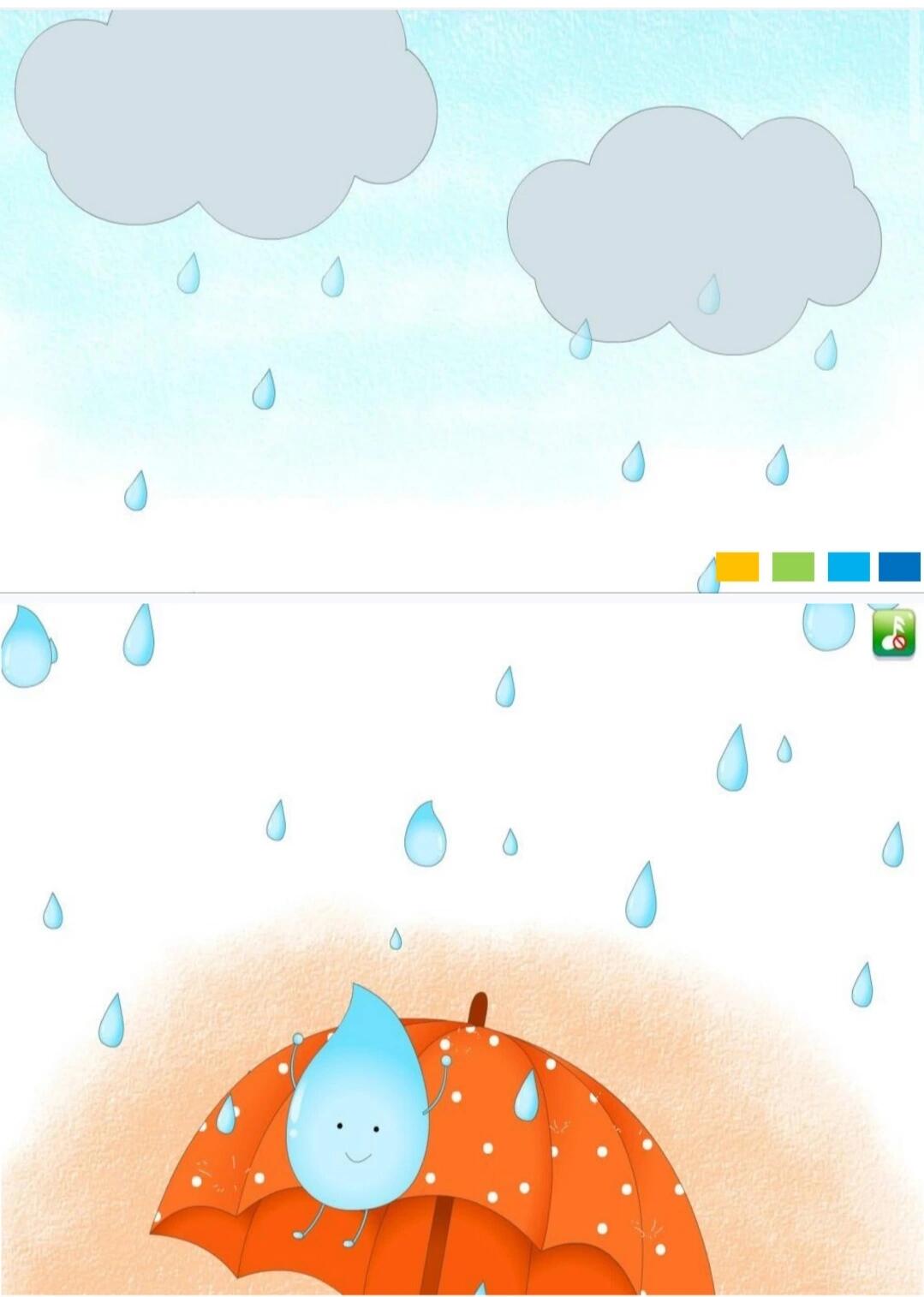 幼儿园小班语言活动《小雨点》