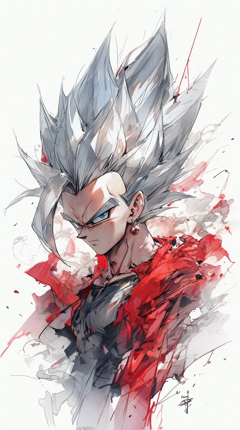 七龙珠水墨风格壁纸