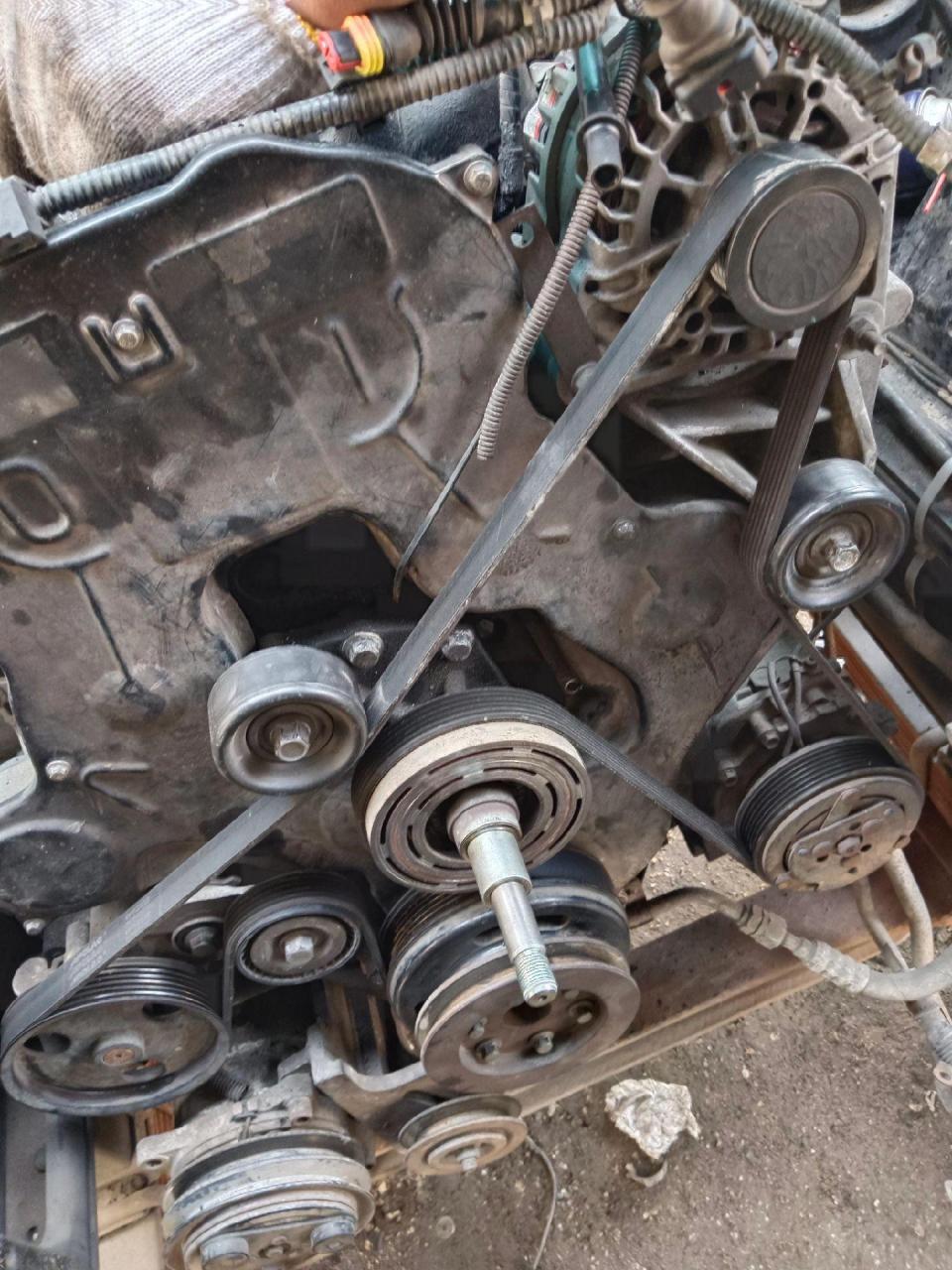 上柴sc28r发电机皮带绕法