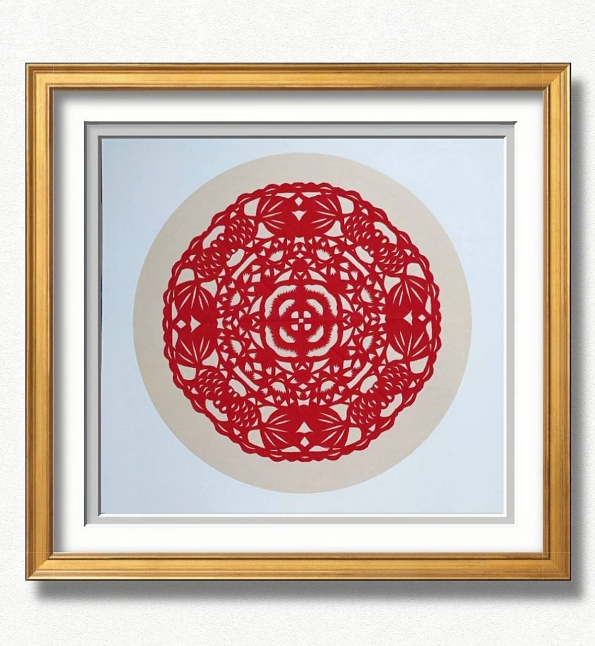 团花剪纸教程 非原创