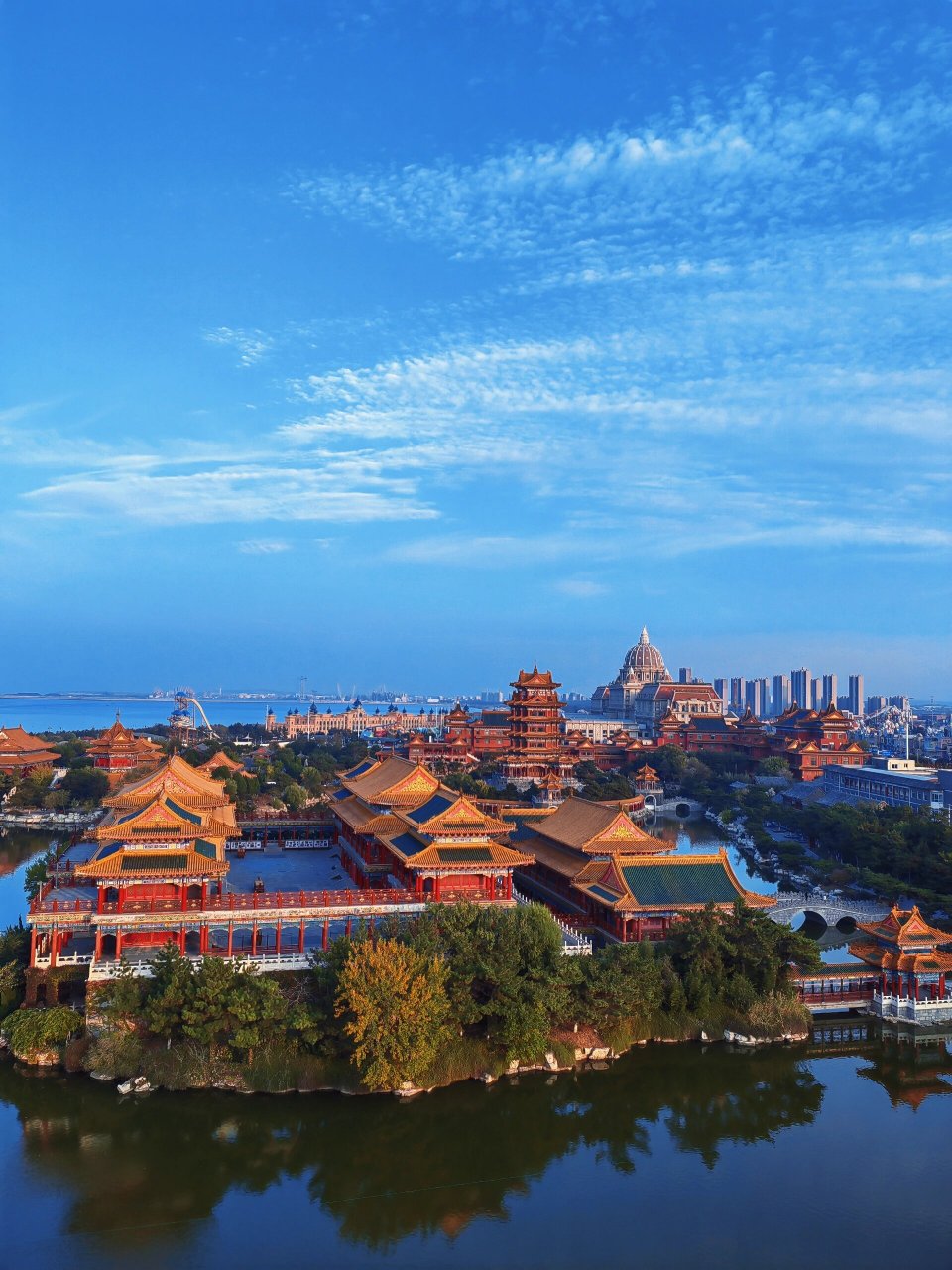 山东烟台—漫步 游 蓬莱 三仙山 三仙山风景区位于烟台市蓬莱区北端的