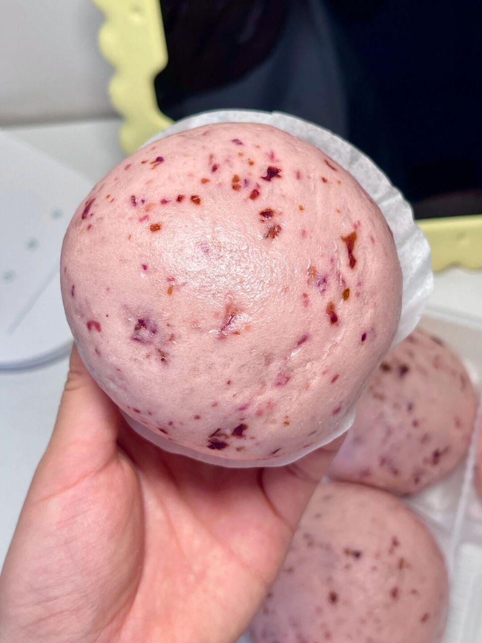 云南的玫瑰花馒头也太好吃了!