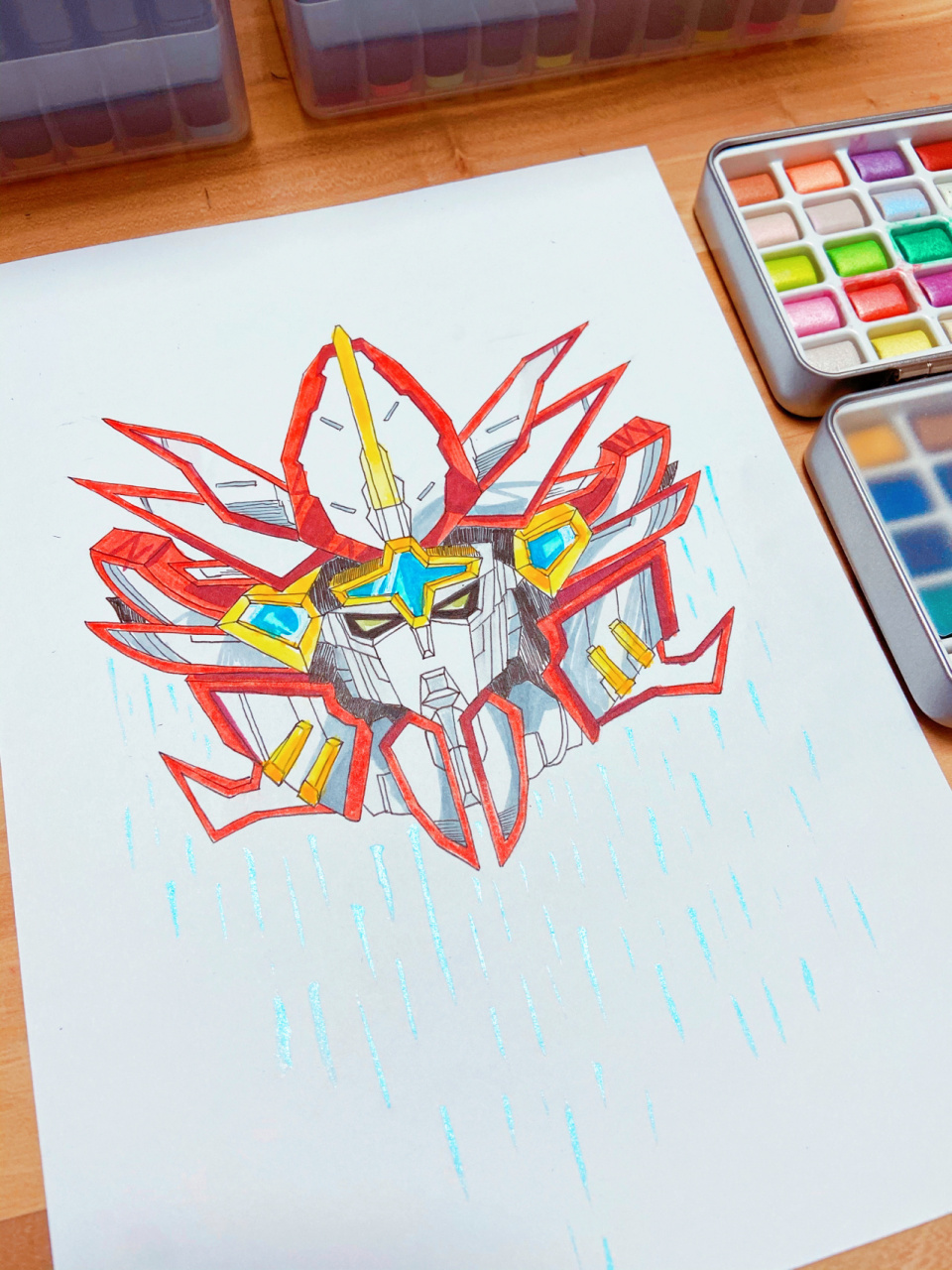 光能使者 光能使者火了,手绘一个光能使者