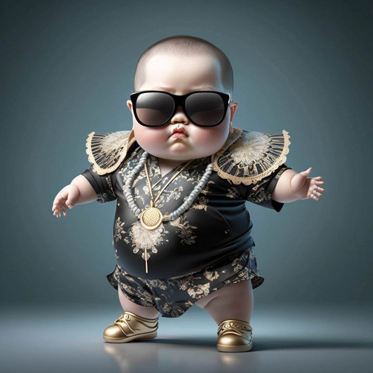 胖小孩头像小胖子头像定制胖墩墩也可爱 胖小孩