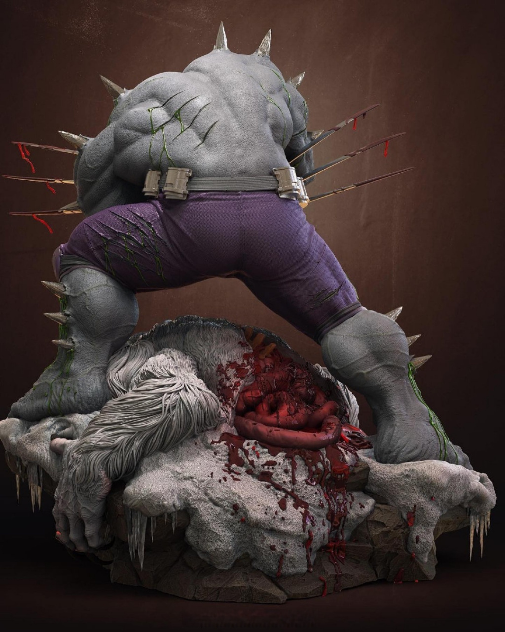 61weapon h vs wendigo  武器h vs 雪怪温迪戈  61sculpted by