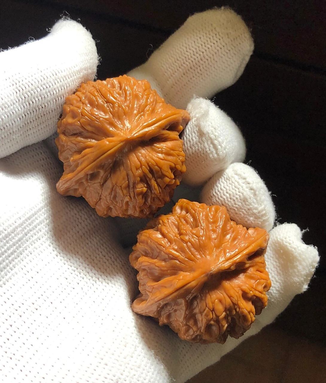 文玩核桃科普-血麒麟 今天咱们聊一款小种品种,可能大部分玩家都没