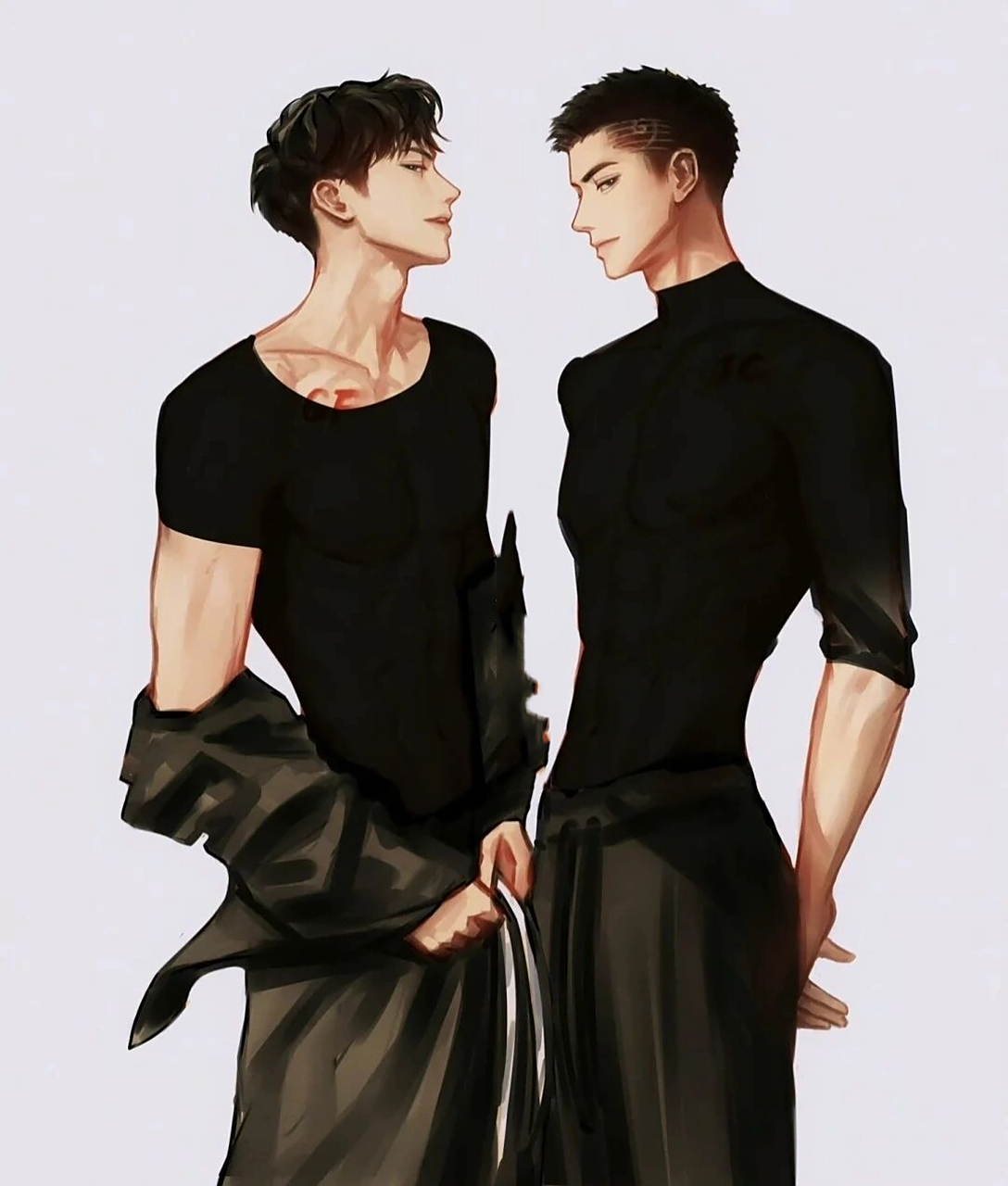 蒋丞 顾飞 每日一问 大家喜欢他们穿衣服还是 画师  你滴尘头