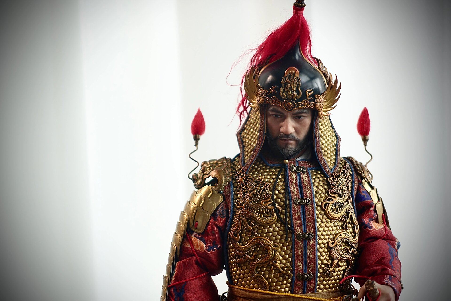 明代皇帝戎装 皇帝甲胄(明朝) 空灵阁 1/6 明神宗【盔甲版】(/ b金甲