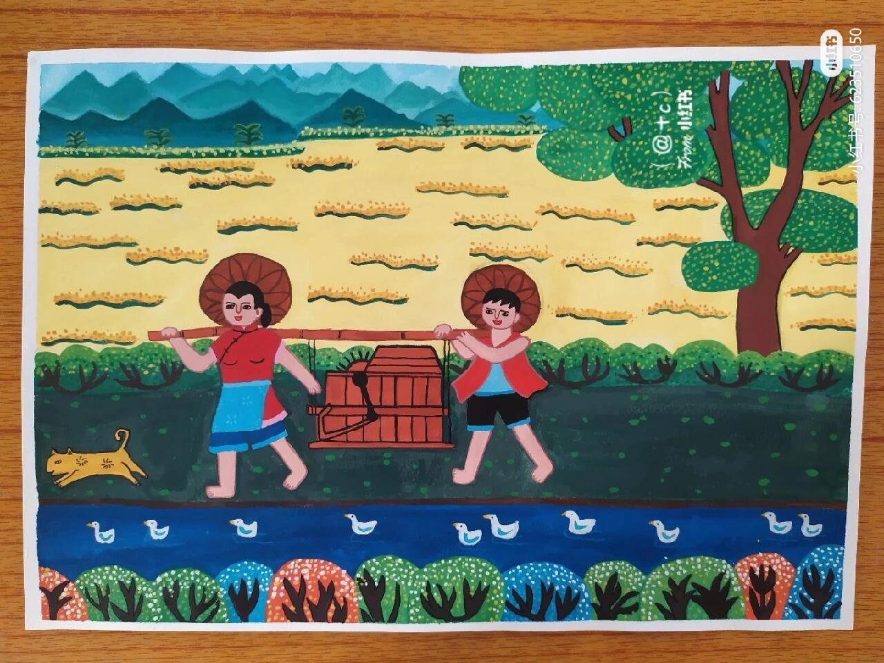 《学画农民画》四下素材