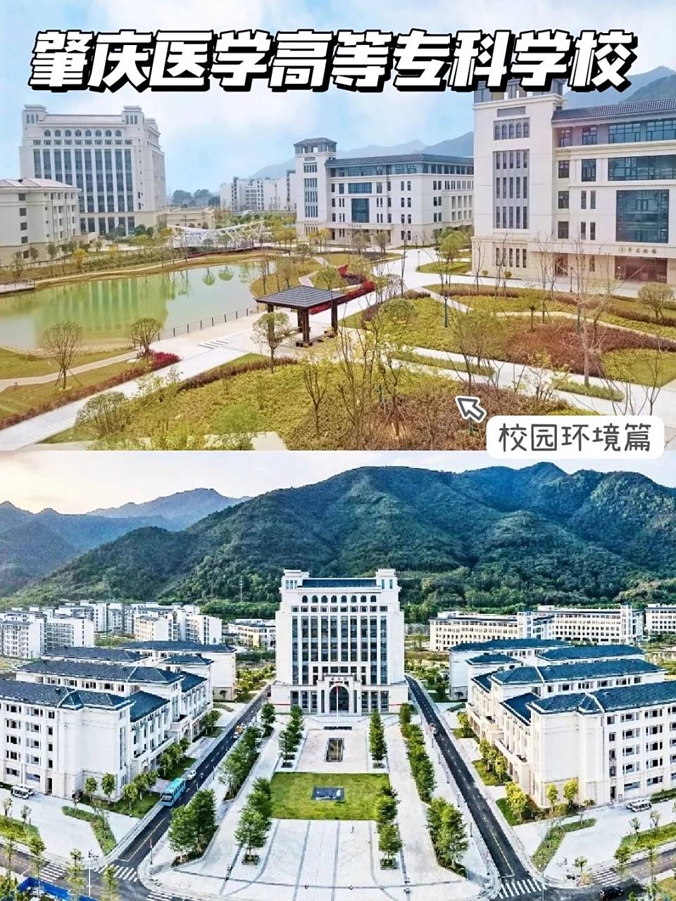 肇庆医学高等专科学校8215校园环境篇 我们学校目前现有端州校区