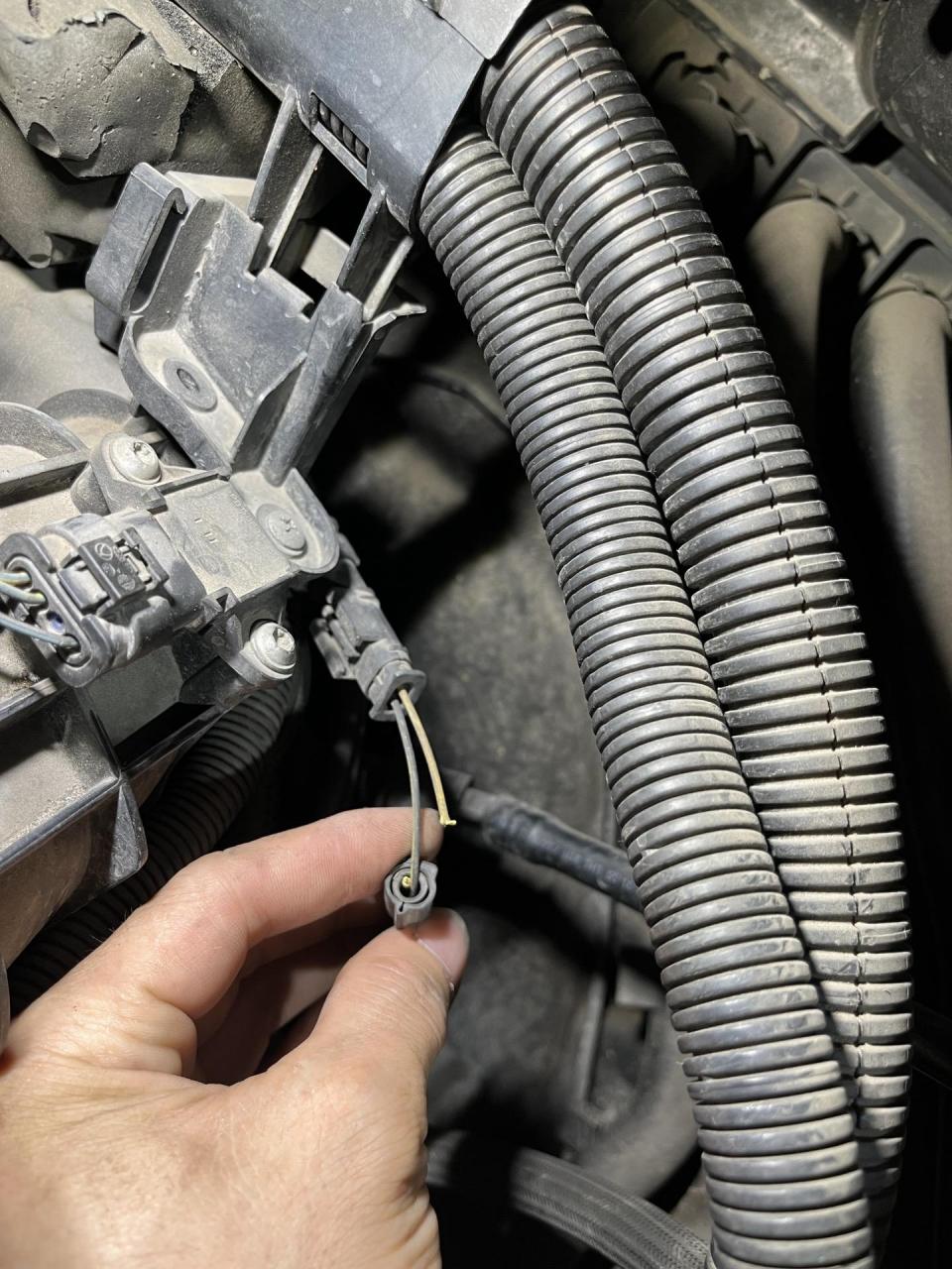 1c4119,宝马x5无法检测机油油位.