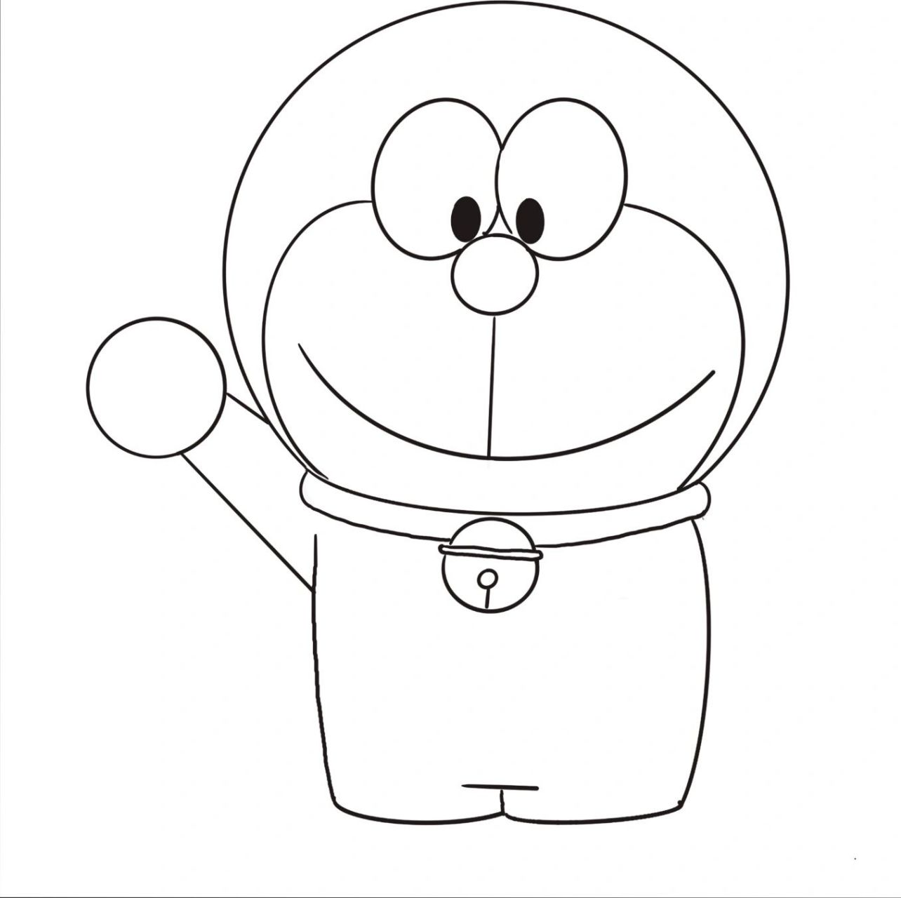 哆啦a梦简笔画