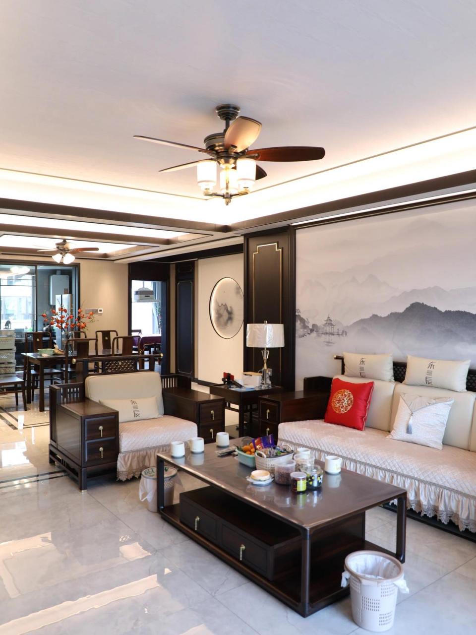 150平新中式装修实景图,下套房子照着装了!