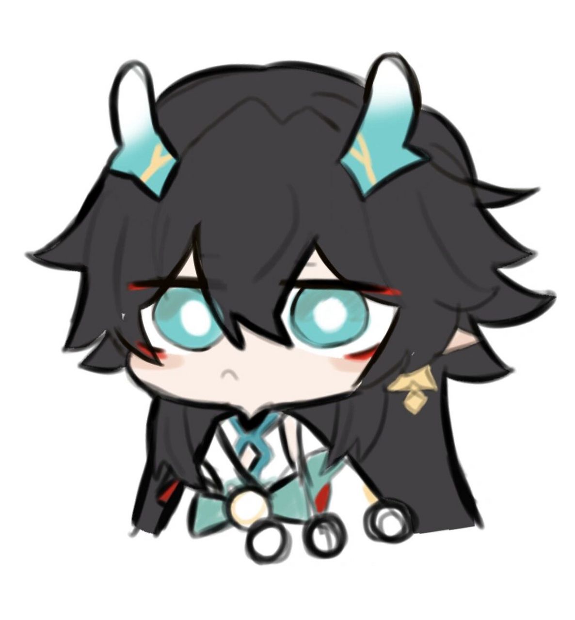 来一组饮月丹恒表情包～祝大家十连双金不歪