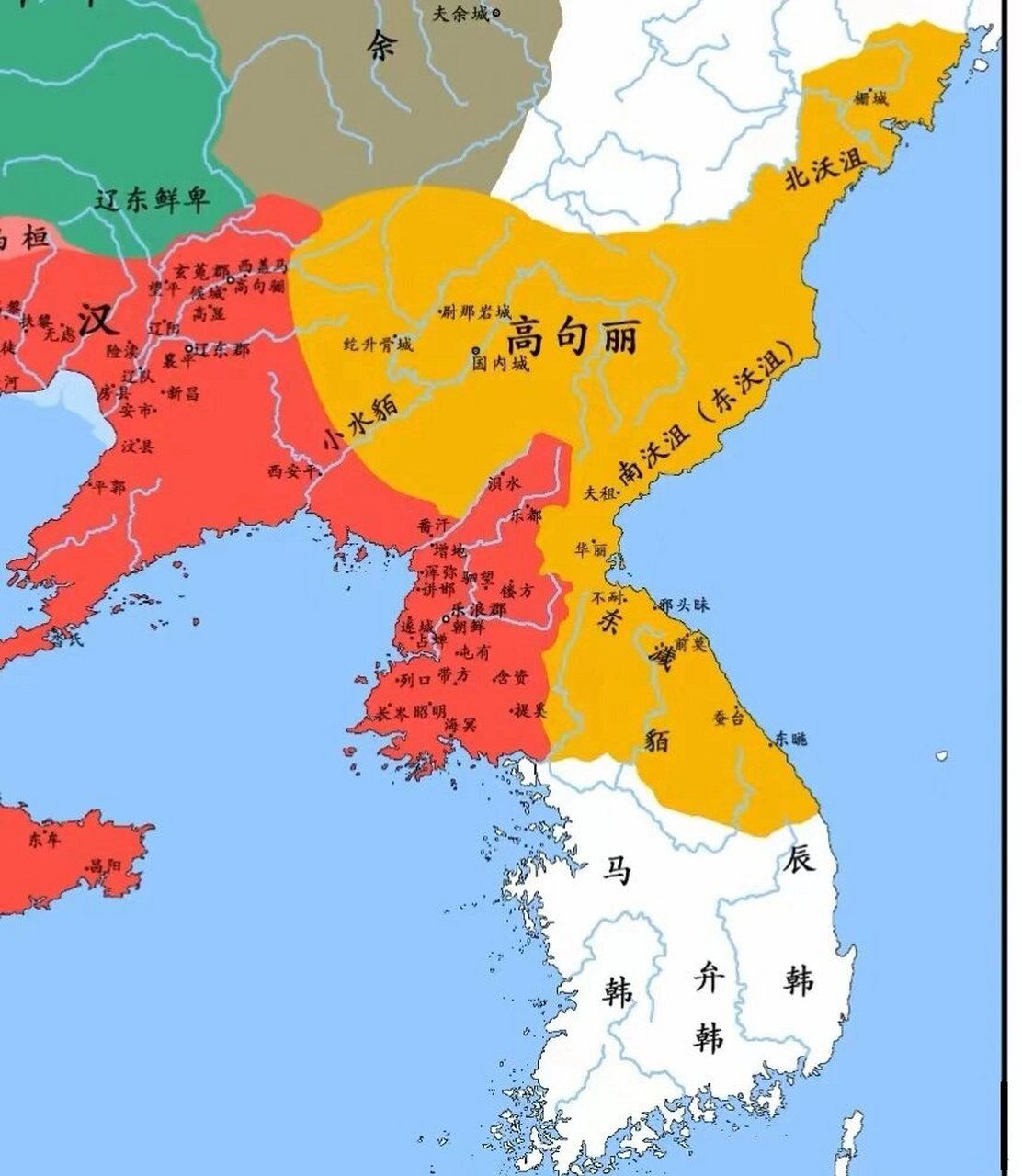高句丽   政权:高句丽(前37年～668年,享国705年,历28王) 开创者:高