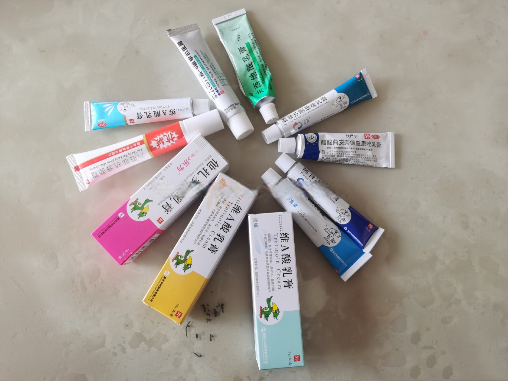 皮肤科100种常用药膏汇总!