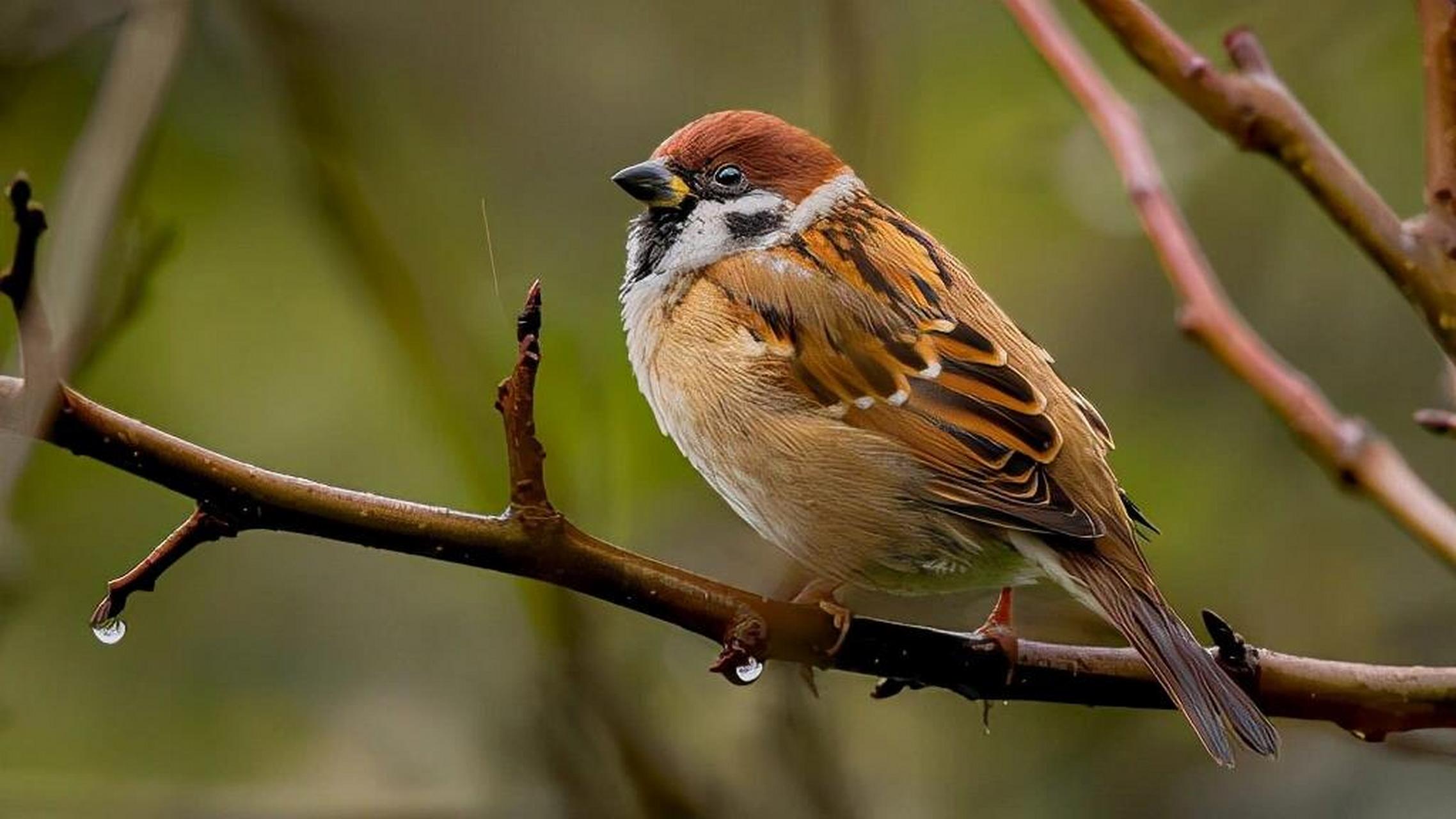 树麻雀,家麻雀,山麻雀 p1树麻雀 树麻雀(学名: passer montanus)是