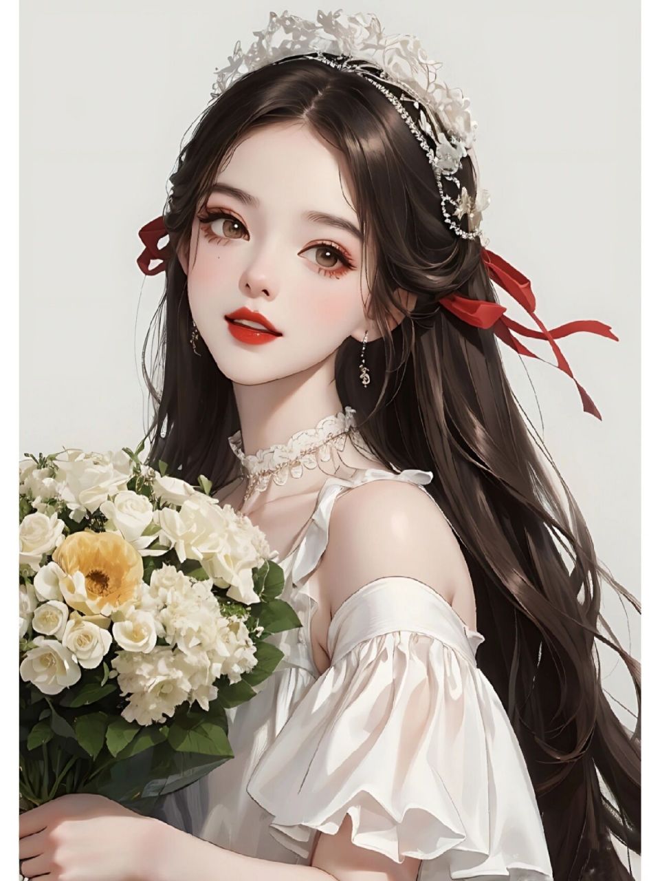 温婉气质|女生头像|壁纸 完全符合小说女主角气质