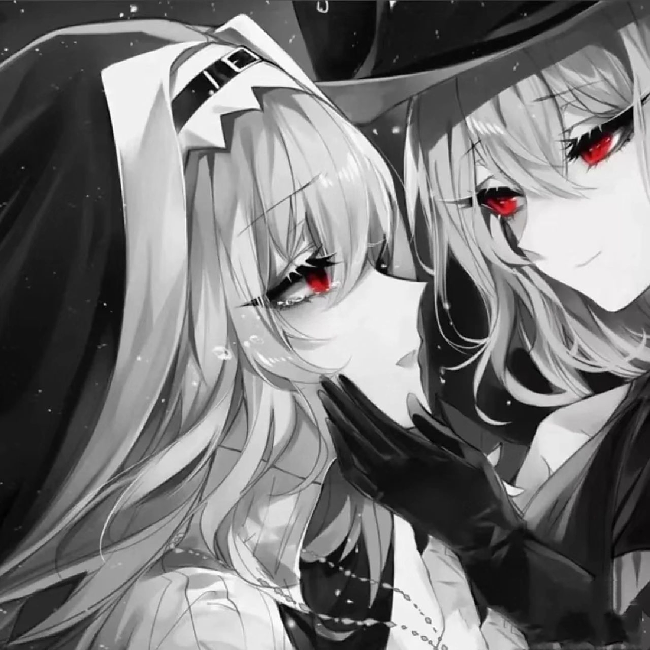 冷酷,霸气闺蜜头像女