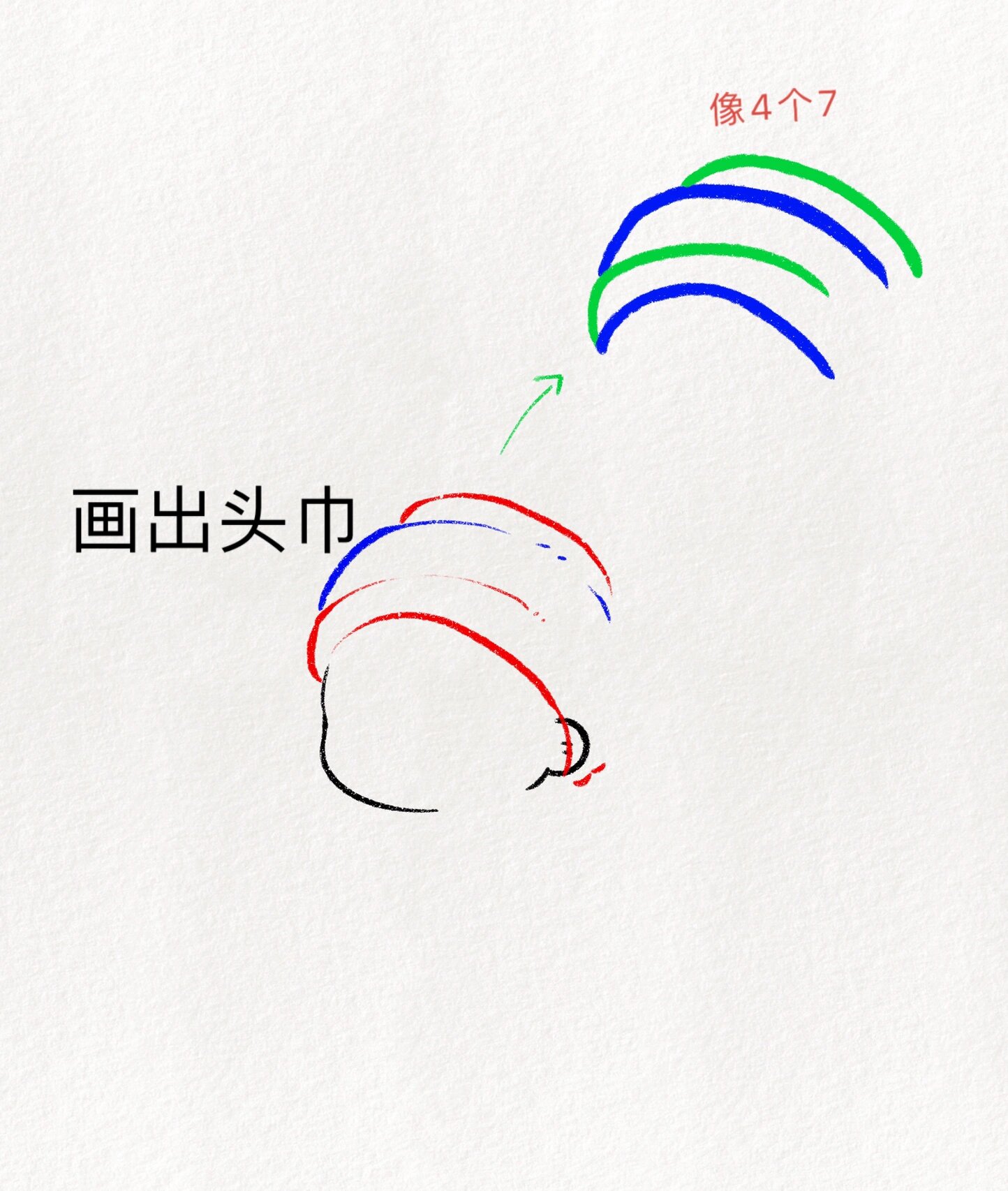超可爱简笔画教程:带珍珠的少女喝珍珠奶茶