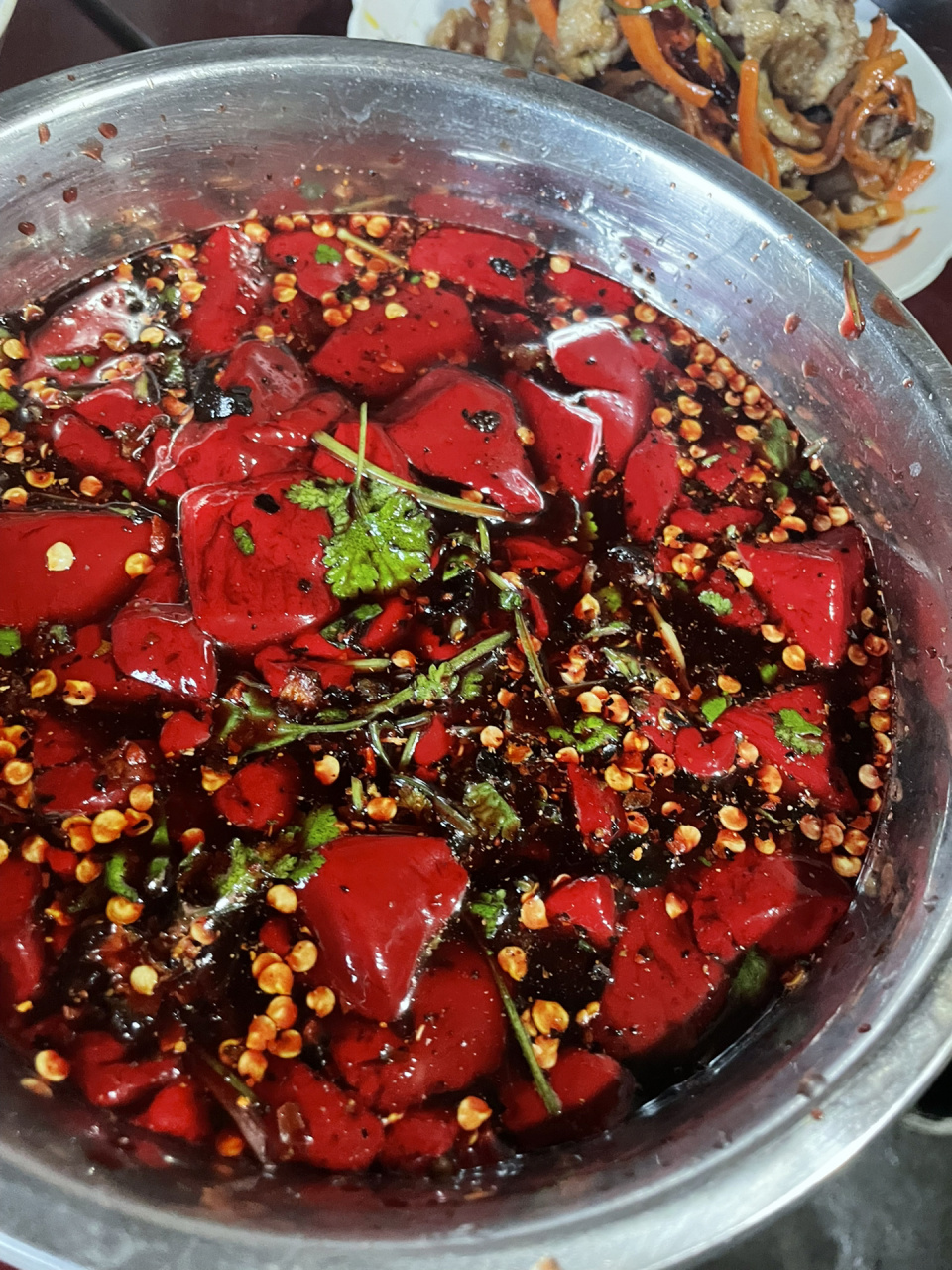 贵州特色生猪血 有跟我一样喜欢生猪血的嘛?