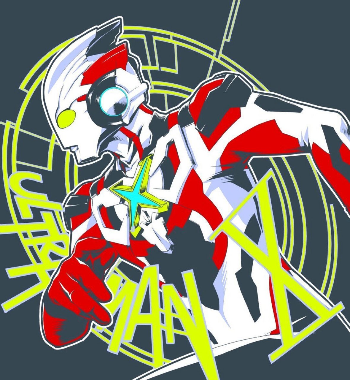 一组奥特曼插画  赛罗泽塔等