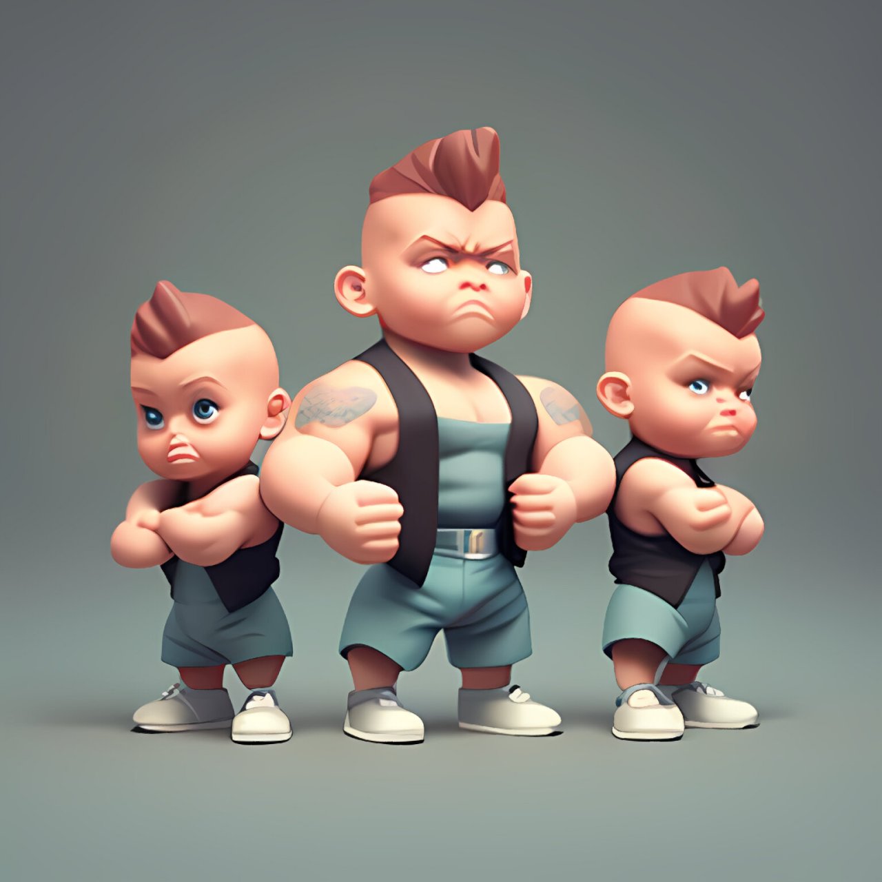 肌肉发达的小男孩们 这些肌肉小男孩,你喜欢哪一个