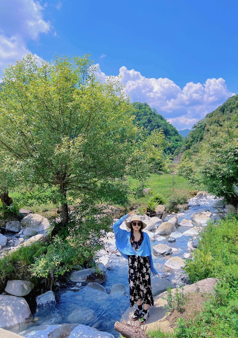 留坝狮子沟太治愈啦  留坝很凉快 风大的时候甚至有点冷 狮子沟牧场