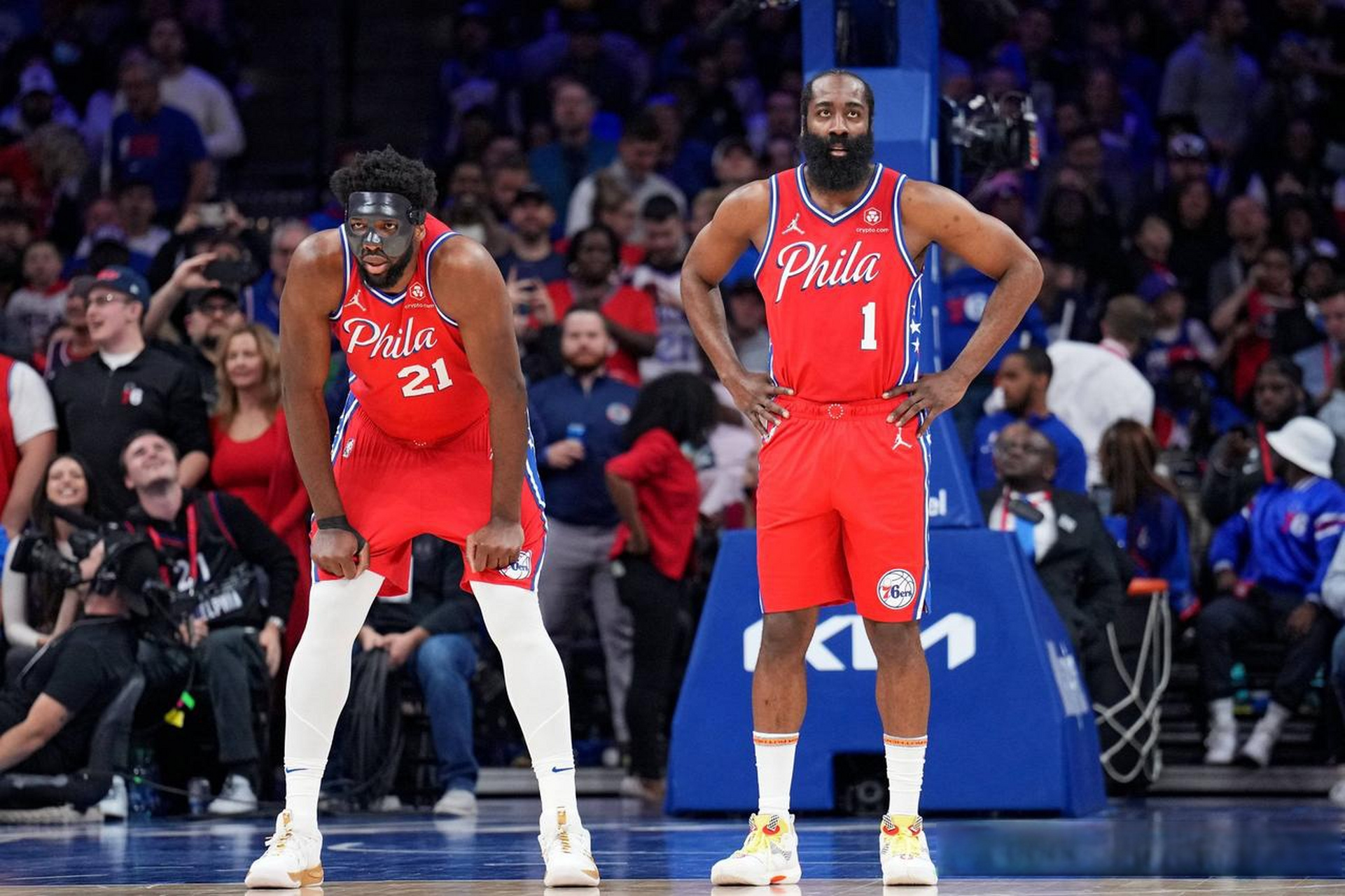 哈登目前影响力不足,恩比德才是76人最在乎的人 乔尔·恩比德是费城