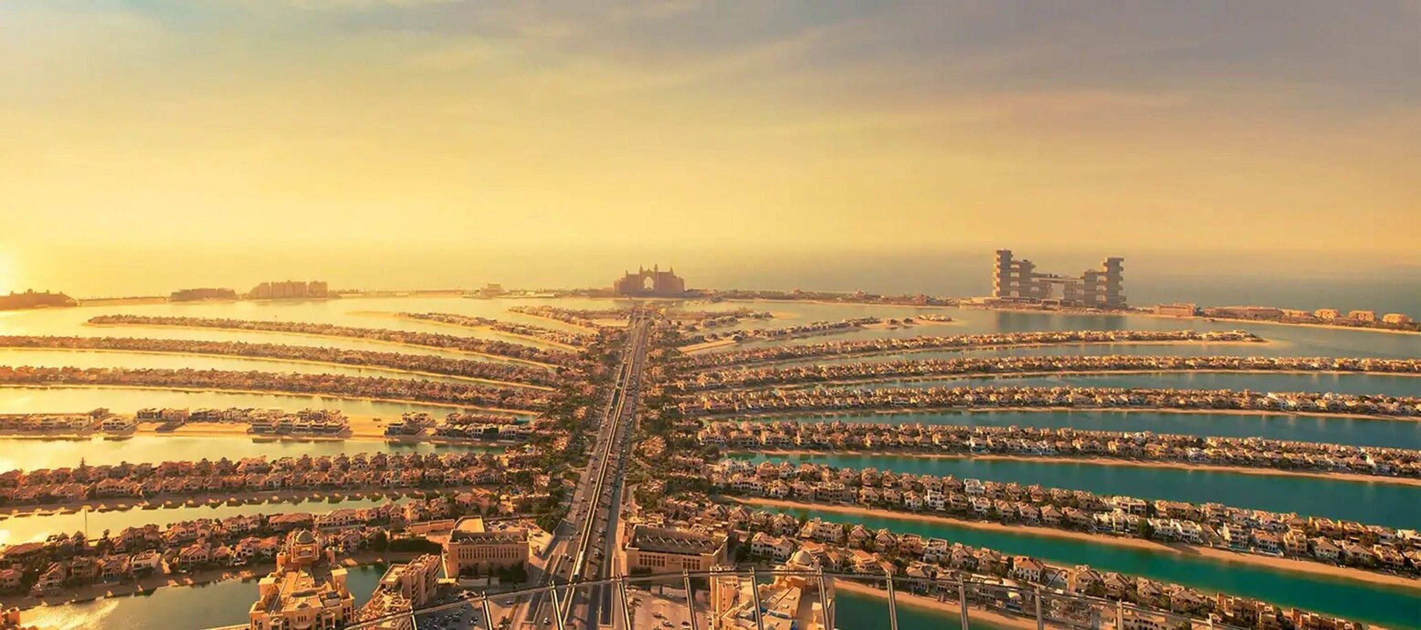 迪拜棕榈岛现状图片