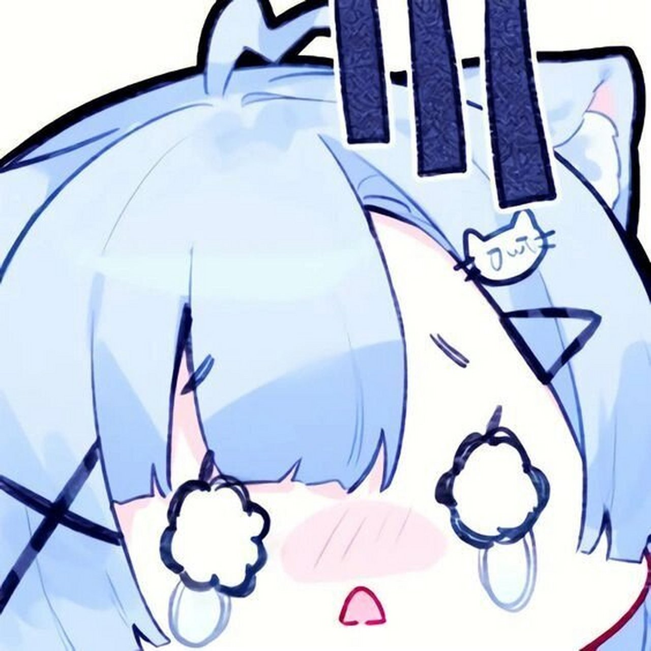 超可爱动漫女生头像 | 喜欢蓝色一定要看 什么?你也是软妹吖