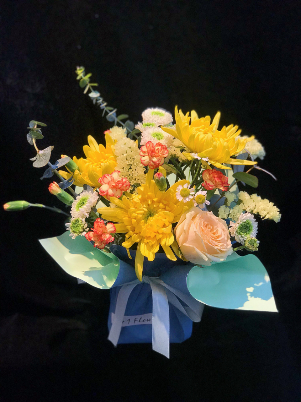 清明节扫墓祭祖祭祀奠祭黄菊花束文案 #清明节花束