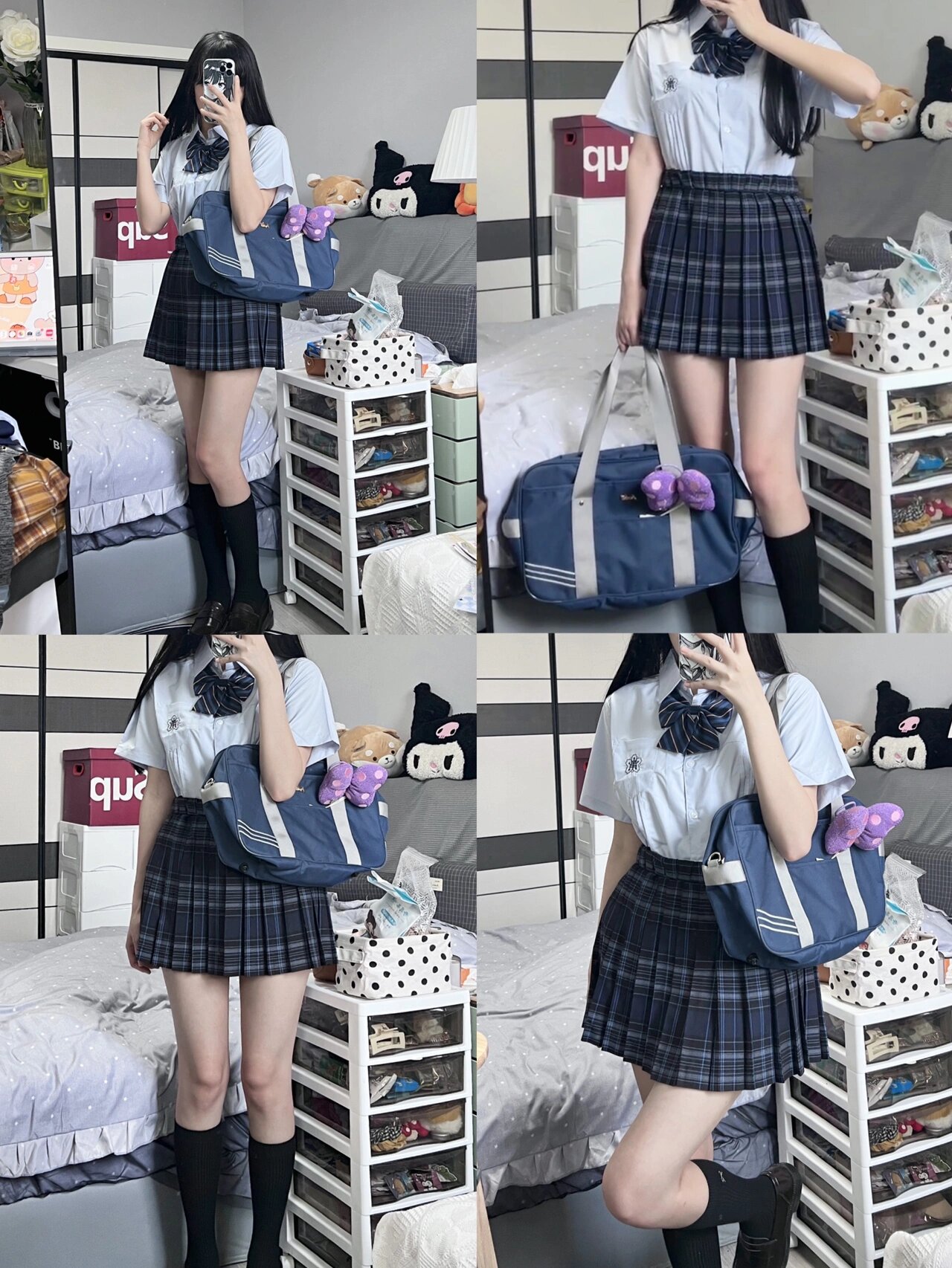 jk制服穿搭合集 每一套都好喜欢