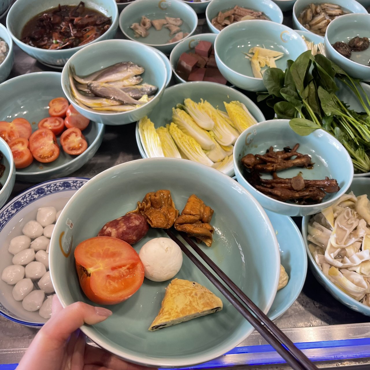 瓜沥好吃的面店之古塘面馆 	 瓜沥老网红面店,可以自选作料非常不错