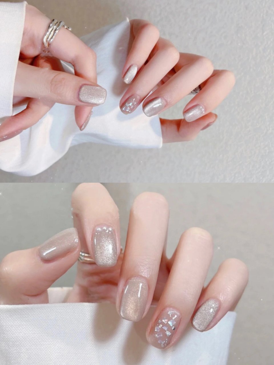 适合上班族的浅色美甲💅🏻美甲界的白月光 喜欢浅色美甲的姐妹快