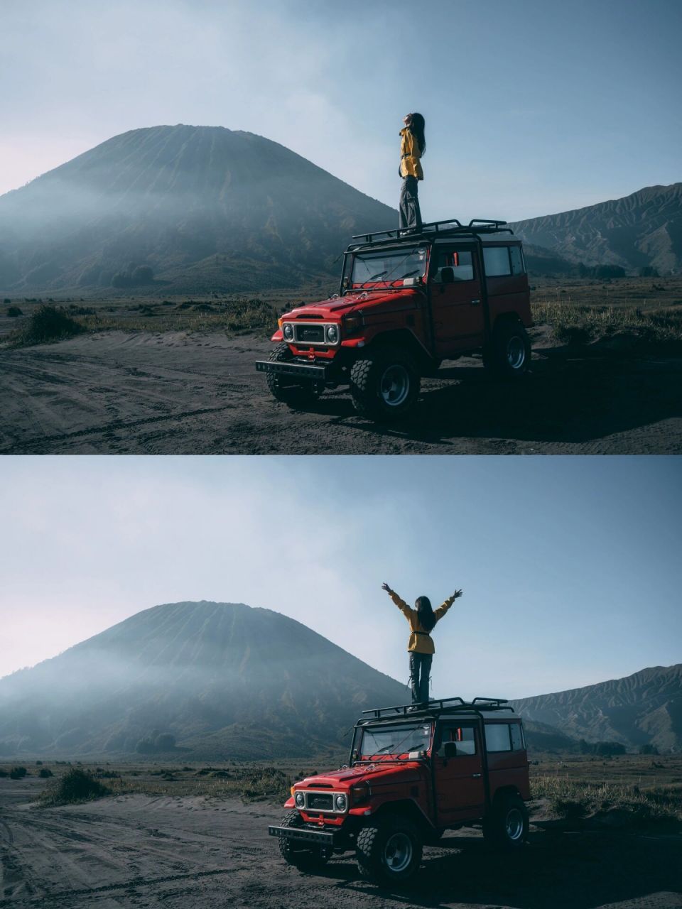 翻山越岭我踏上这颗"孤独星球"99印尼布罗莫 78人们常说,在大自然