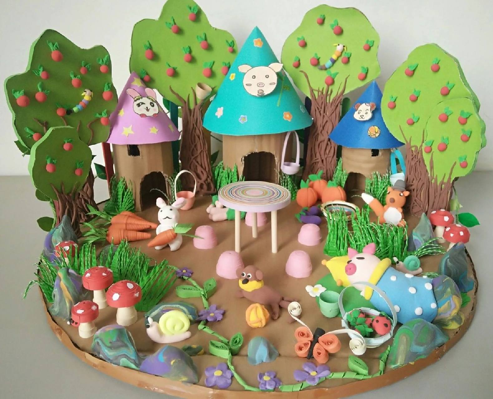 创意立体手工/森林98/小动物99/原创 96跳动的色彩,天马行空的