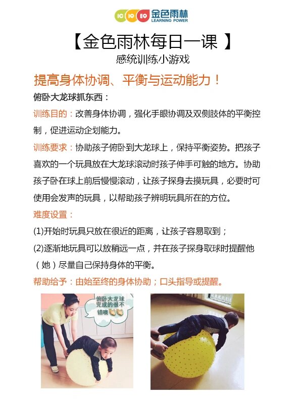 金色雨林99感统训练 专注力训练 99金色雨林是我国专门的统感和