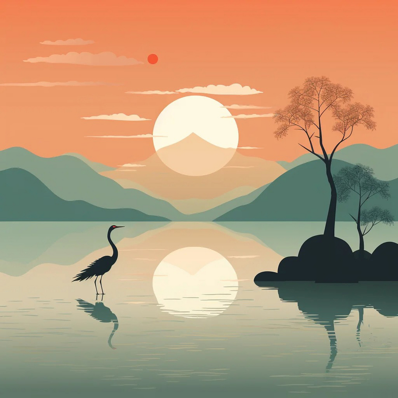 老年人微信头像 印象中的小时候,长辈最喜欢这类型的图案了.