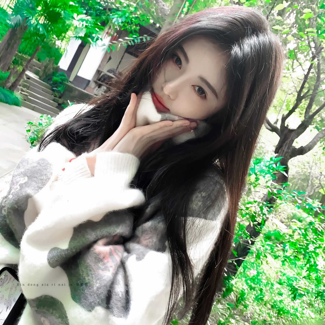 鞠婧祎初冬女头