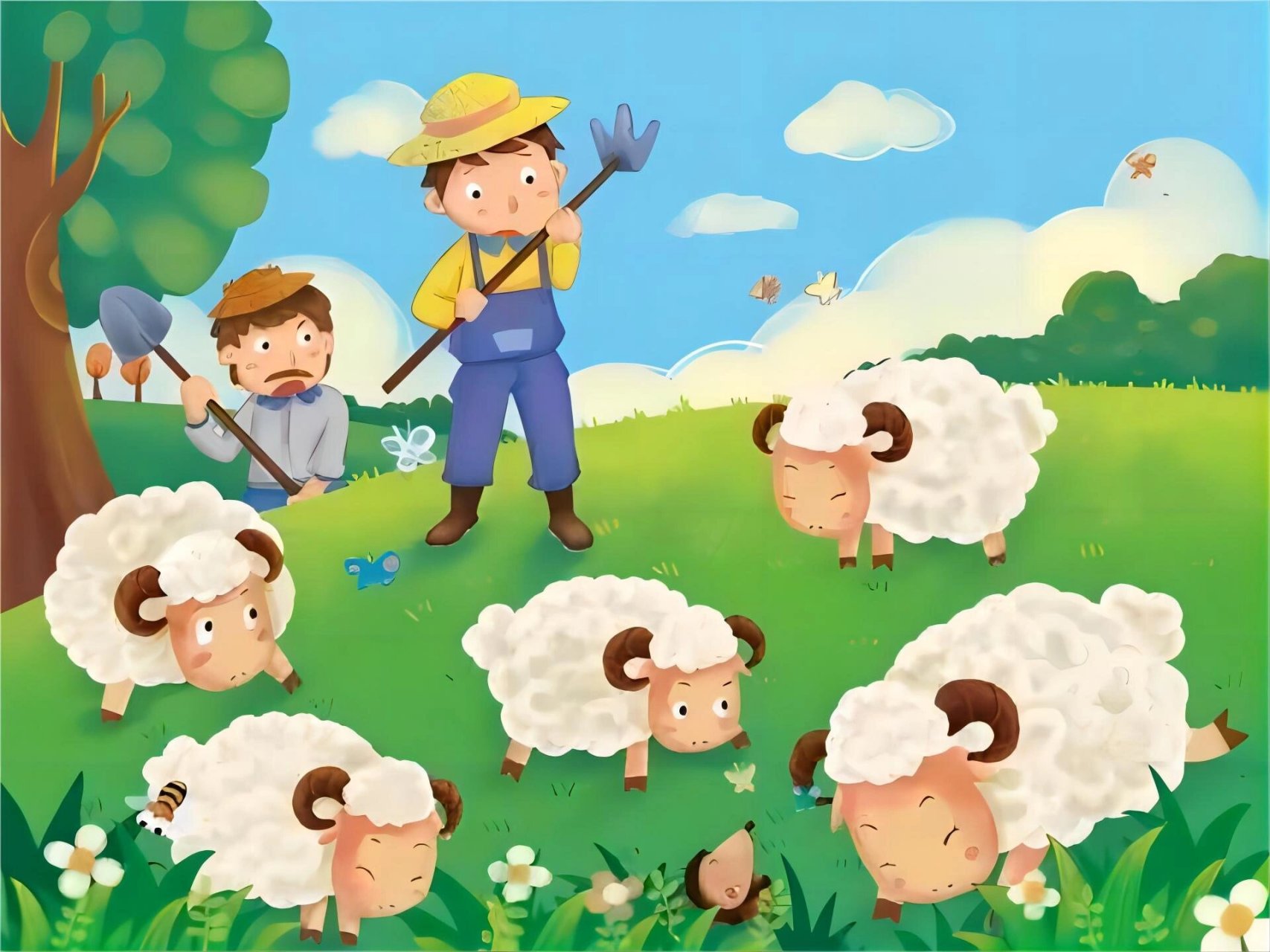 《狼来了》高清精美插图/自带背景视频 做过一个成品的,私聊可预览