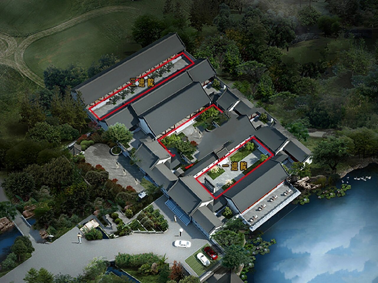 北京四合院里的倒座房 倒座房位于整个四合院最南端的一排房子,前檐是