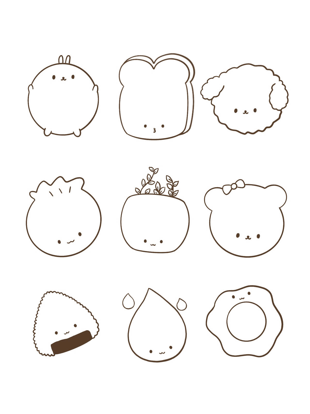 敲可爱手账圆框合集第二弹