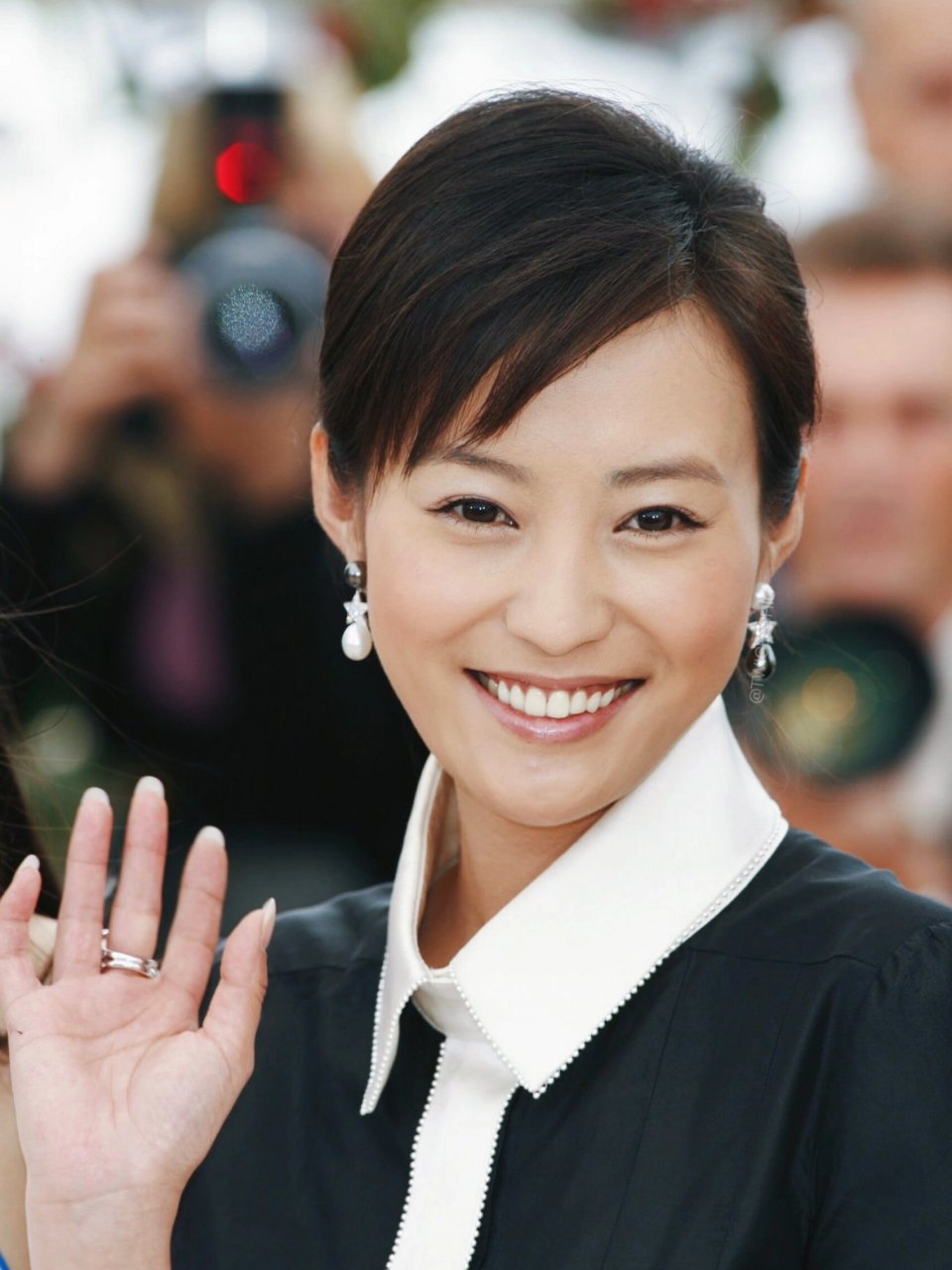 2006年戛纳电影节上的郝蕾 	 彼时28岁的女演员,在凭借电视剧《少年