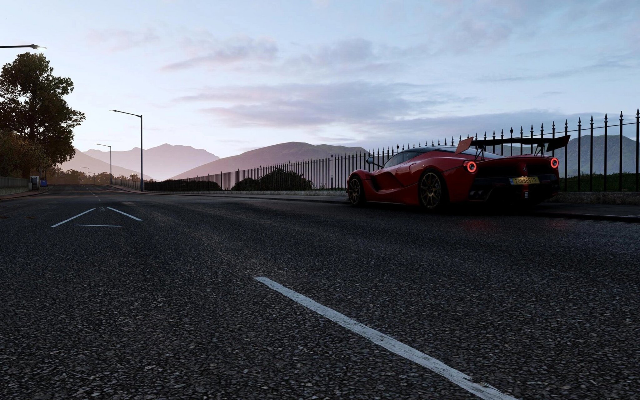 地平线5画质真的高,4适合看看风景 图一到图四是5代,图五到图八是4代